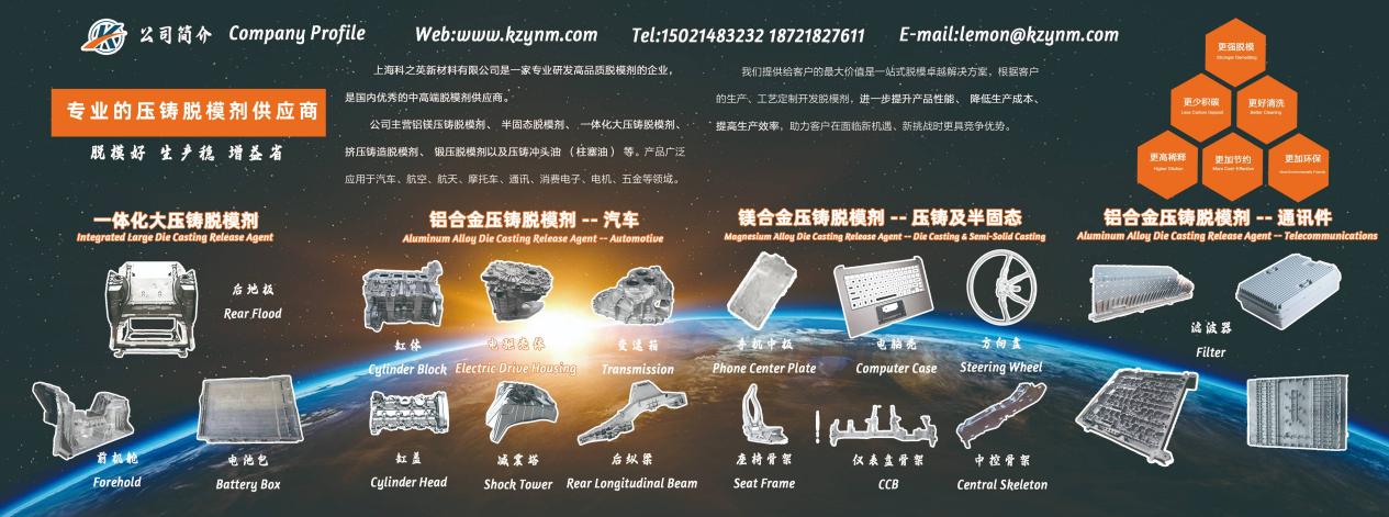 鋁鎂合金壓鑄脫模劑（離型劑）選型指南（2026版）